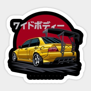 Widebody EVO Sticker